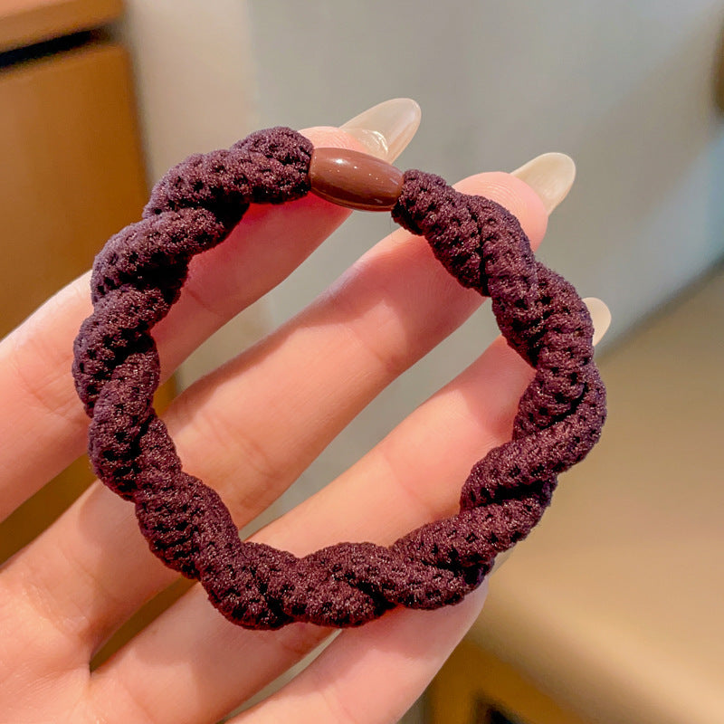 Wholesale High Elastic Hair Band Braid Rubber Band